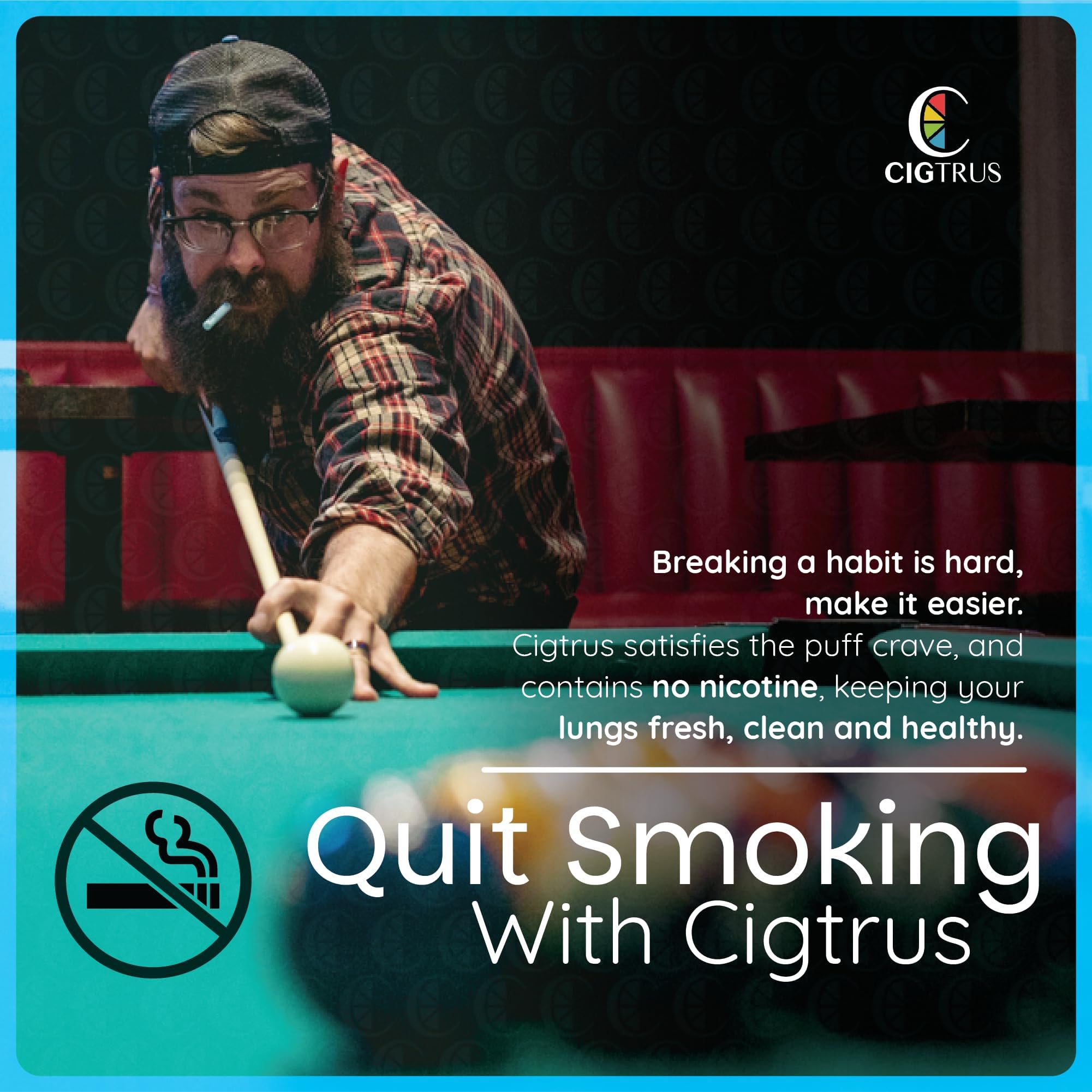 Cigtrus natural ingredients refresh breath and support oral hygiene