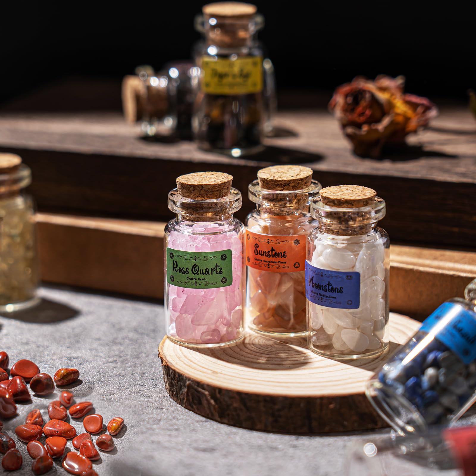 Cikuco crystal varieties list displays diverse healing stones