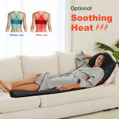 CILI back massage pad heat highlights lumbar warmth for soothing relief.