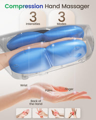 CILI 360° massage targets fingers and palms for comprehensive relief.