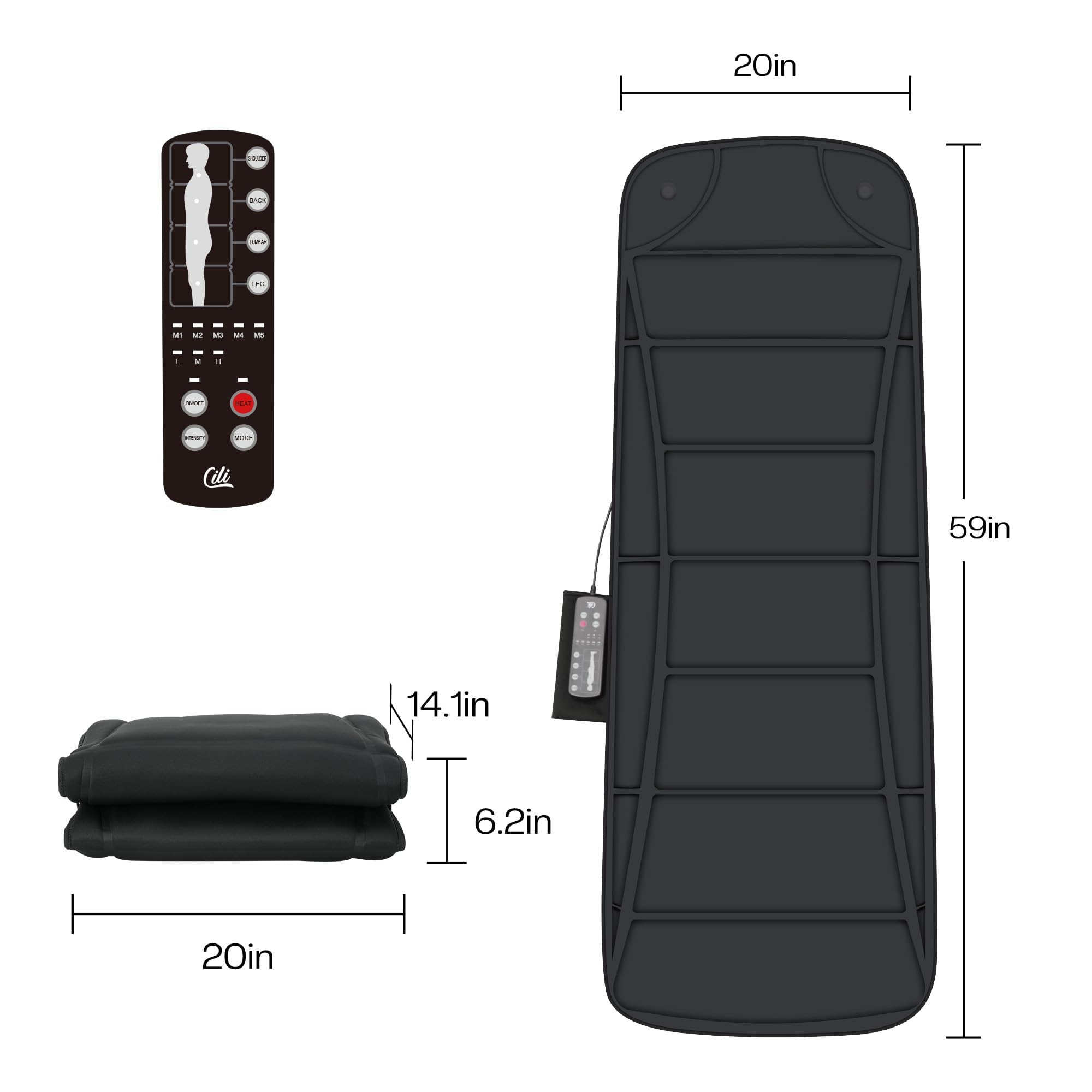 CILI overheat protection and auto shutoff enhance safe use.