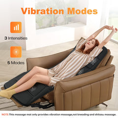 CILI zone-specific massage focuses shoulders, back, waist, and legs for personalized relief.