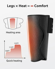 CINCOM calf compression modes offer customizable massage intensity for circulation.
