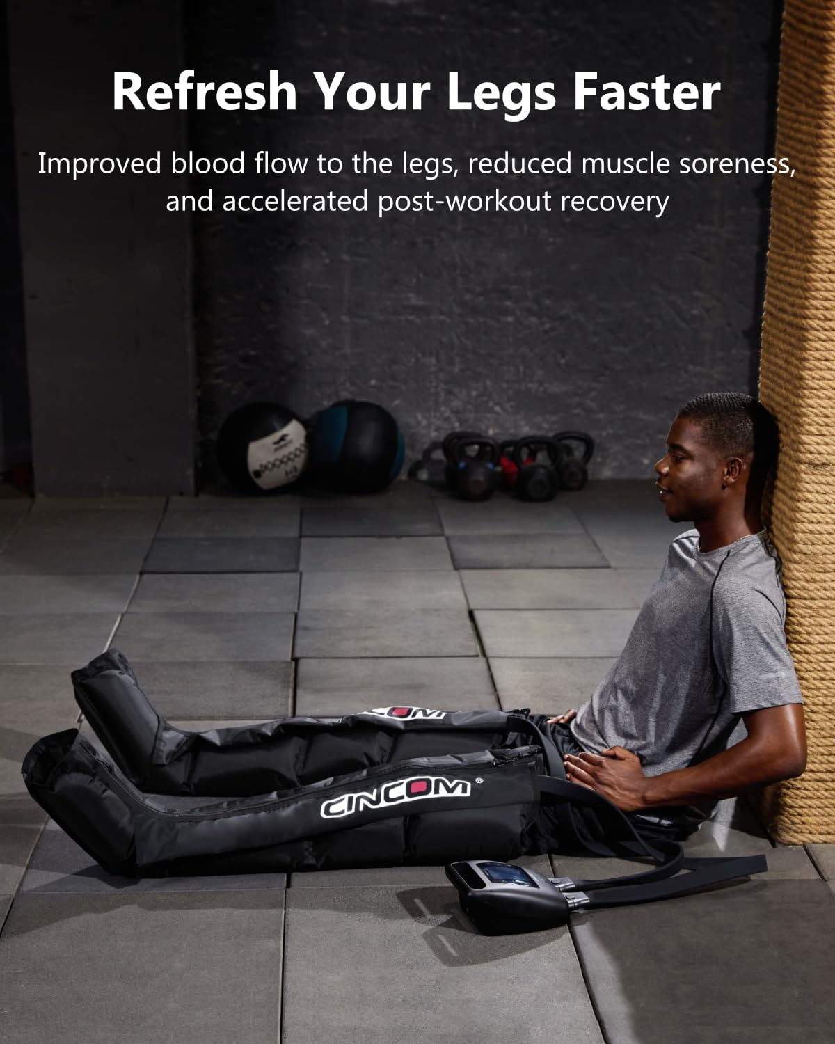 Cincom carrying bag enables easy transport to gym, office, or travel.