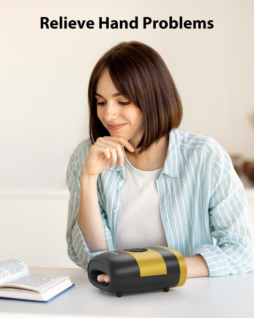CINCOM cordless massager with long-lasting battery for uninterrupted use