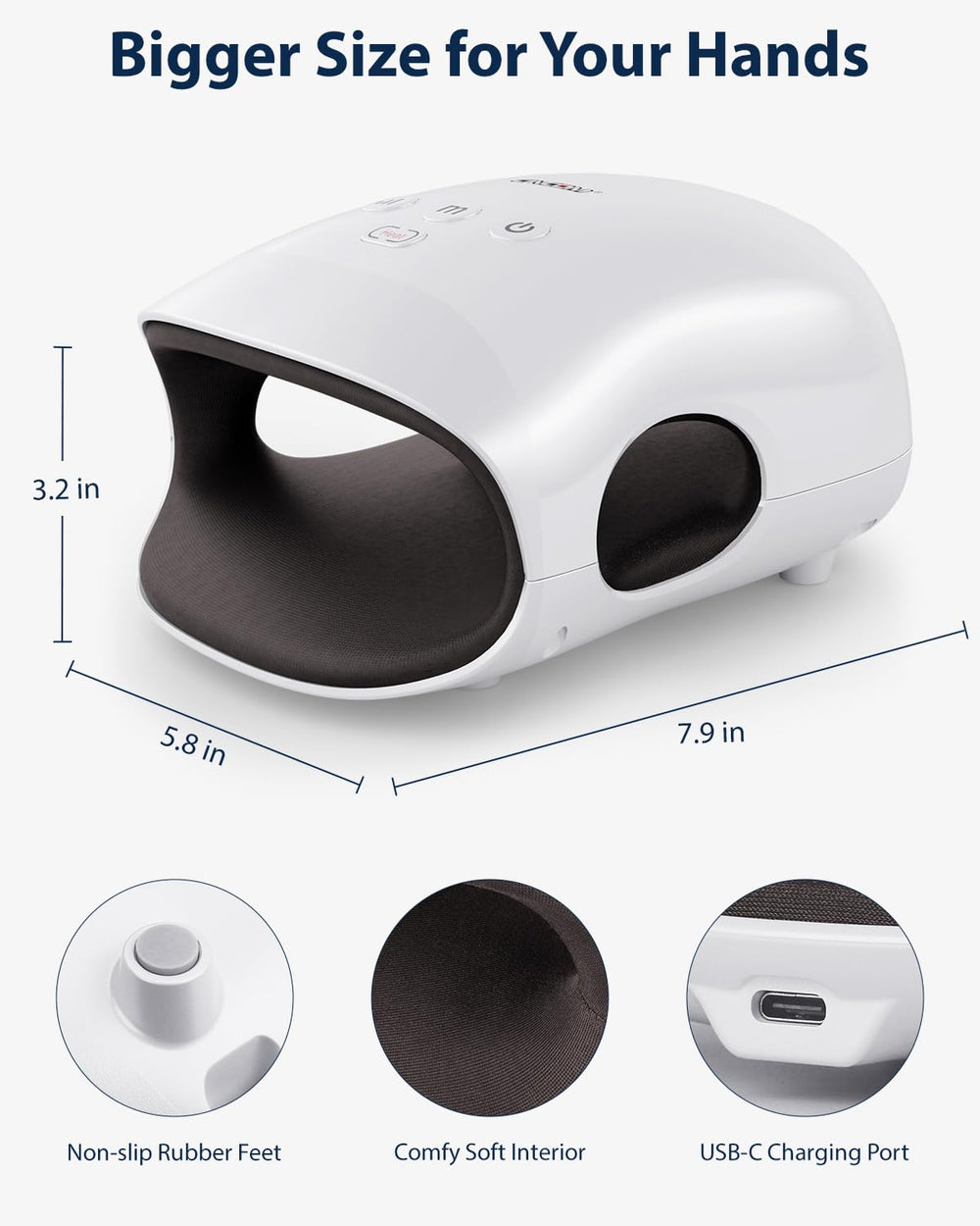 CINCOM cordless operation with built-in 2500mAh battery for portable use