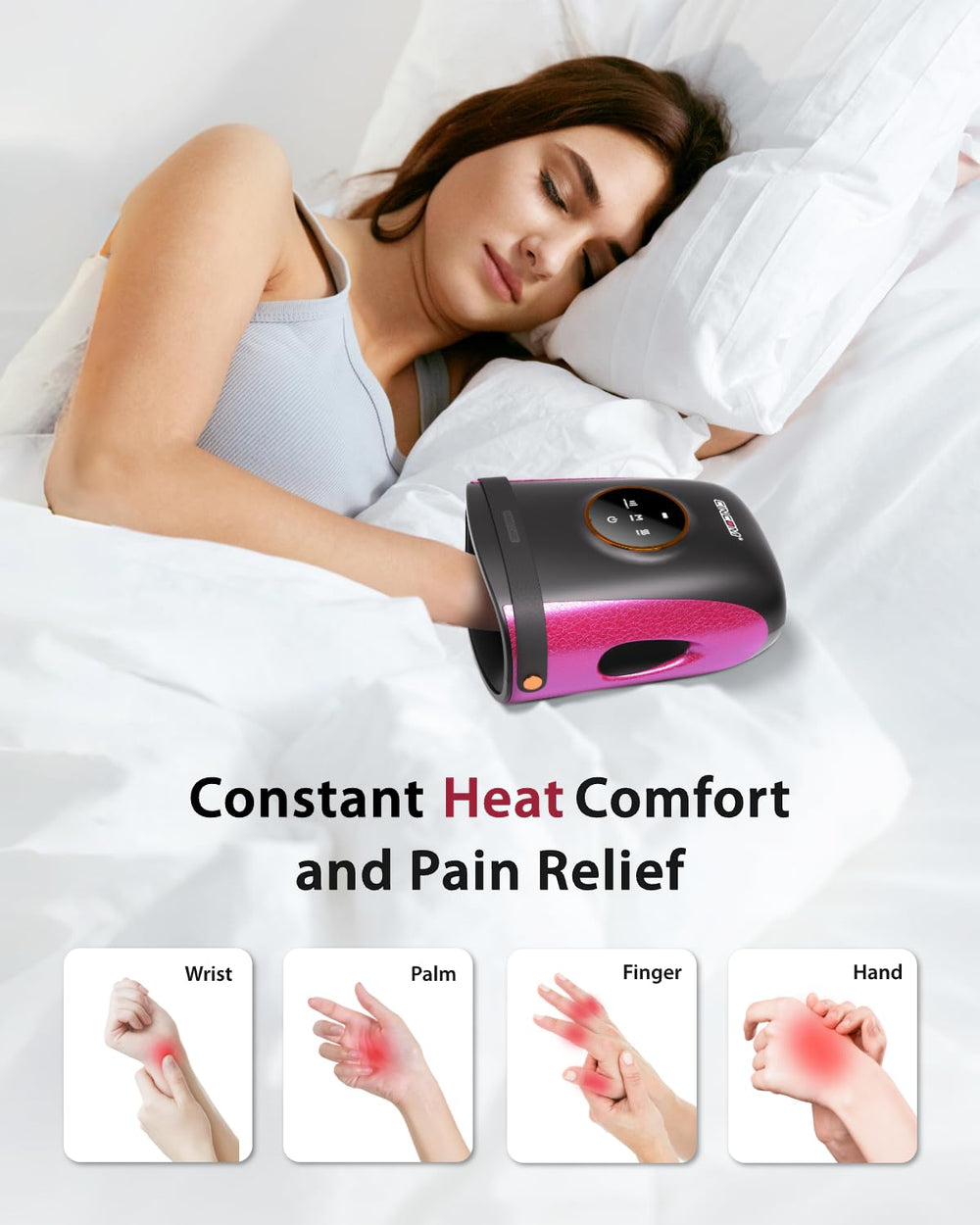 Cincom Hand Massager finger-massage gentle pressure for comfort