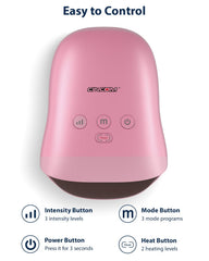 CINCOM Hand Massager kneading action on wrists and palms for relaxation