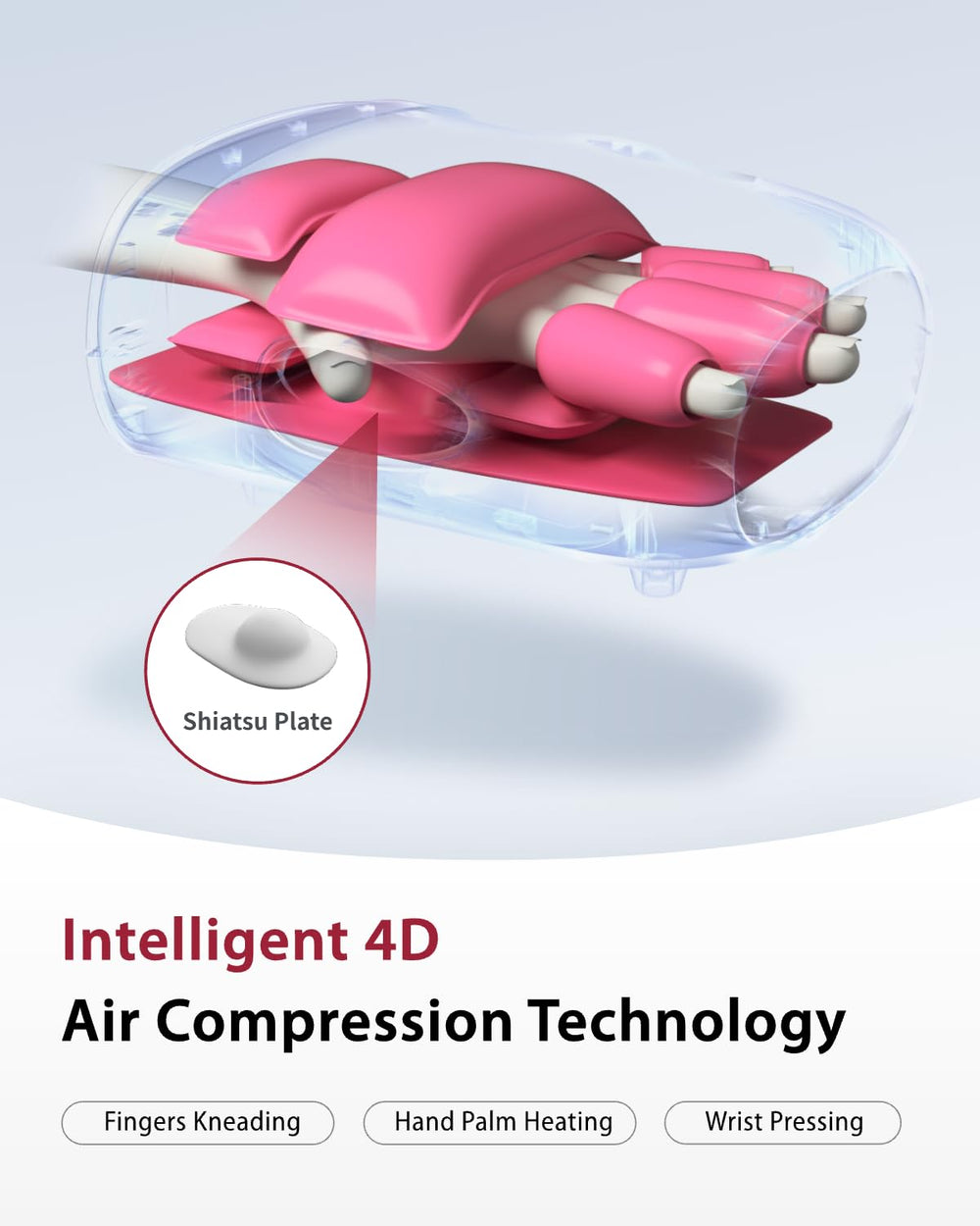 Cincom Hand Massager palm-massage deep kneading for palm relief