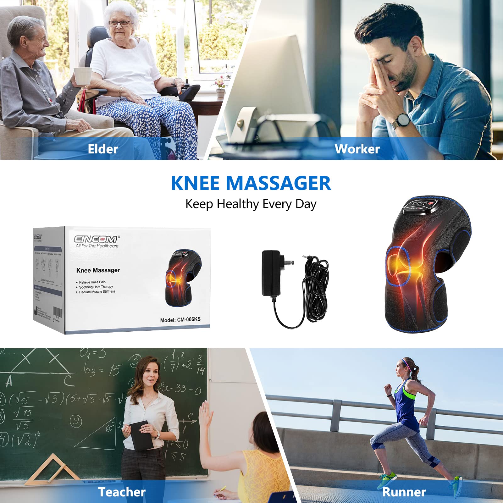 Cincom knee massager gift-ready design makes a thoughtful present.