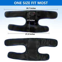Cincom knee wrap supports both knees for convenient, symmetrical relief.