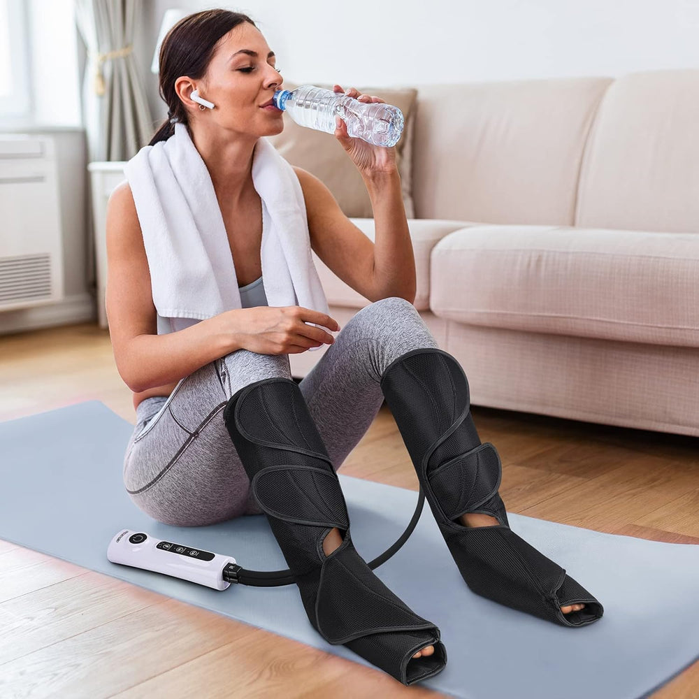 CINCOM leg massager gift-ready packaging highlighting a thoughtful wellness gift.