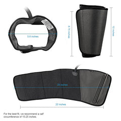 CINCOM leg massager handheld controller enables 2 modes and 3 intensities for customization.