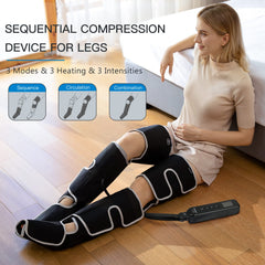CINCOM leg massager thigh wrap targets the upper leg for relaxation