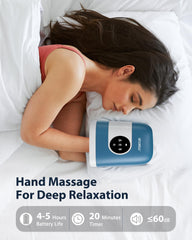CINCOM touch screen control panel for personalized massage settings.