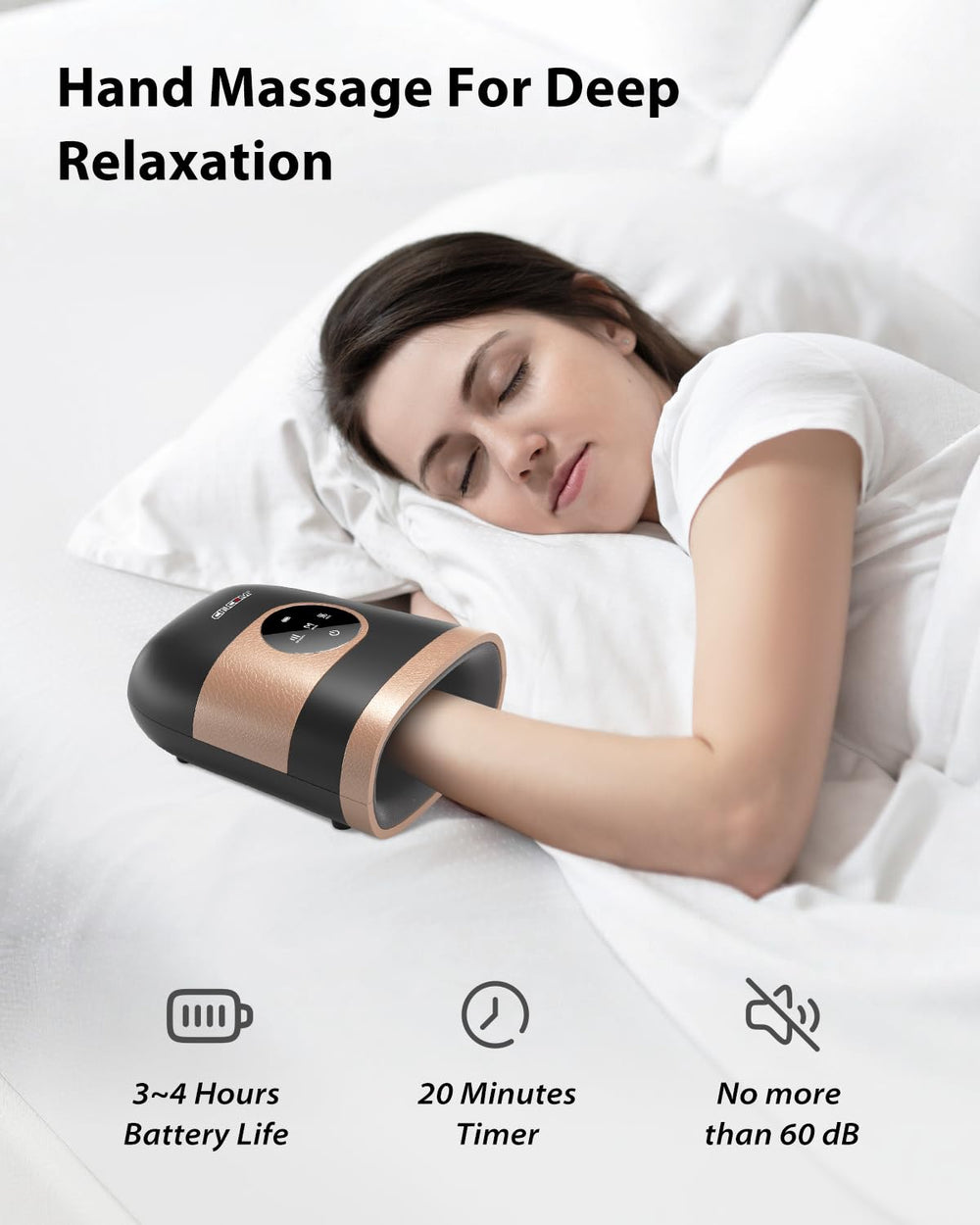 CINCOM massager control panel showing customizable modes