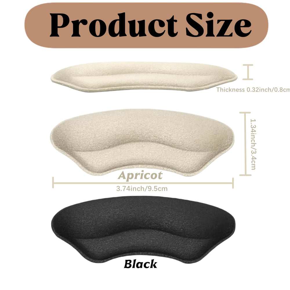 Cioohan versatile heel pads work in heels, flats, sneakers, and boots