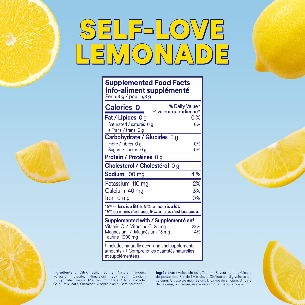Cira Hydration ingredients collage with Himalayan salt and Vitamin C