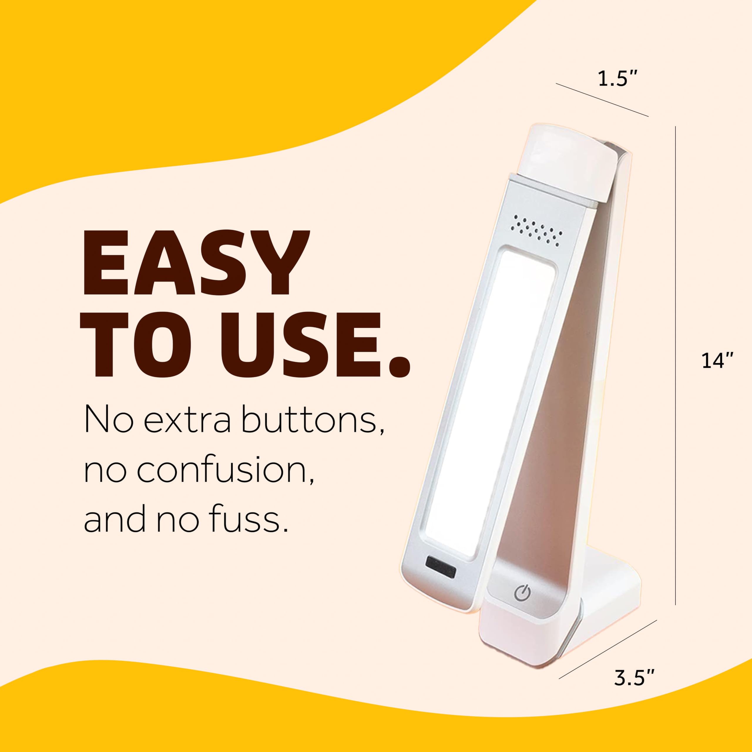 Lumos 2.0 emits 5500K daylight-like color temperature for clear visuals.