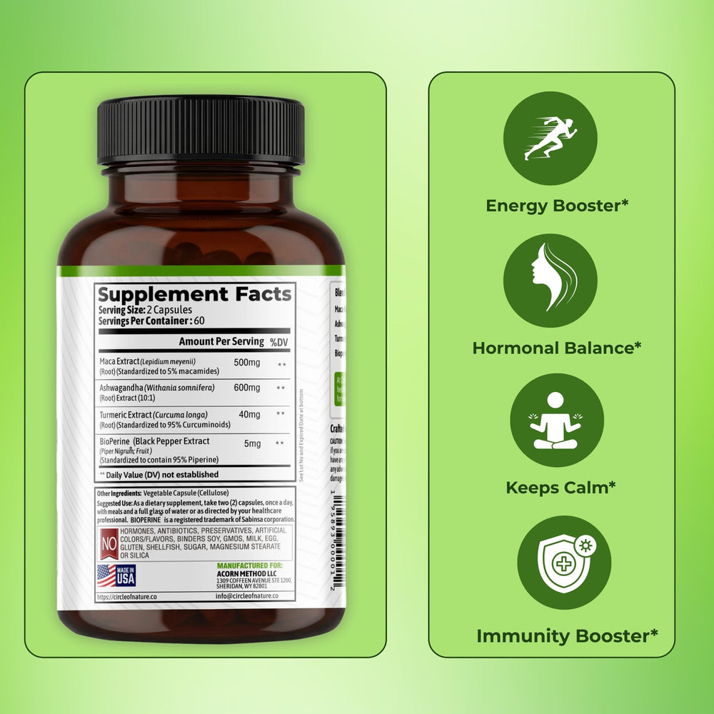 Circle of Nature daily-use capsules in a morning routine setting.