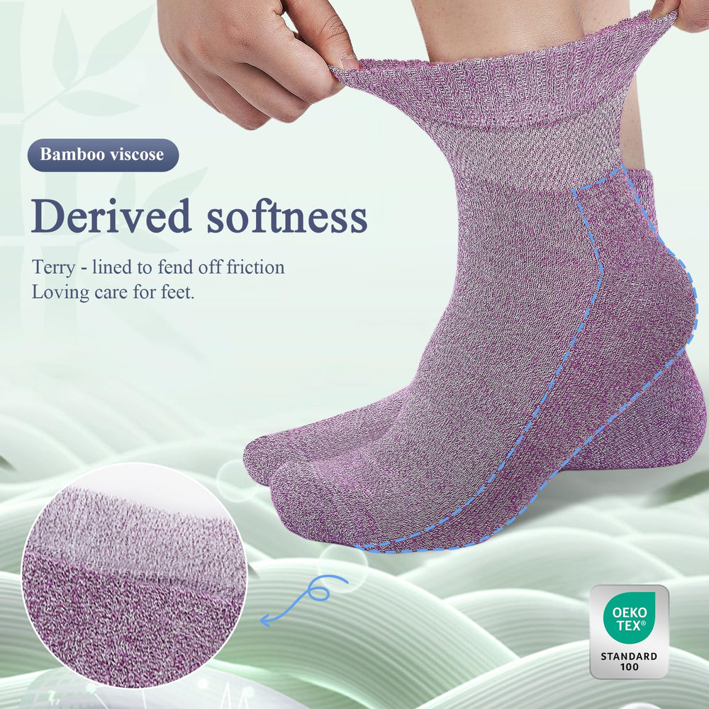 Cirorld loose-fit socks help swollen feet feel comfortable during daily activities