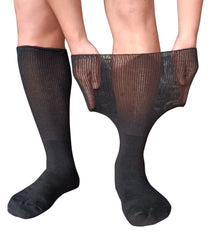 CIRZUEX diabetic socks for swollen feet with knee-high coverage to stay in place