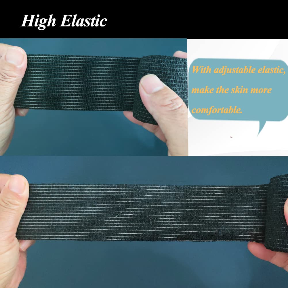 CIYAGPOOU water-resistant bandage stays put through sweat.