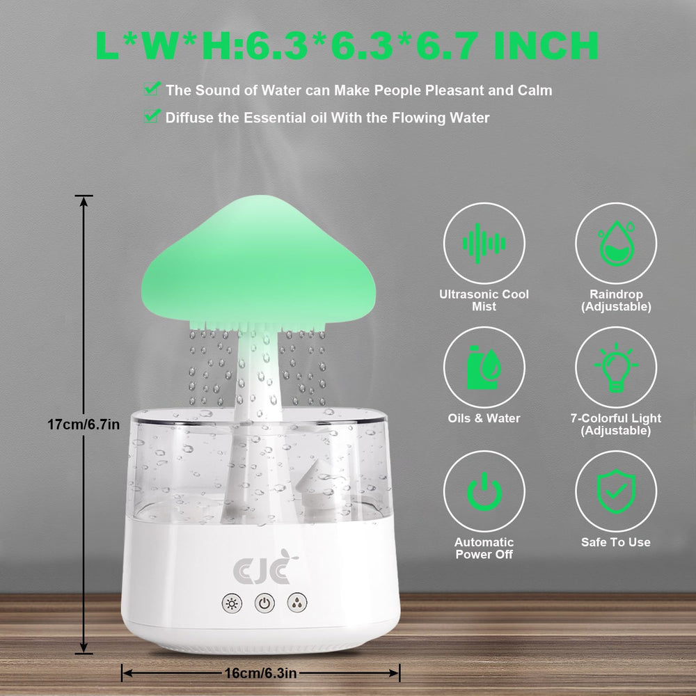 CH08 LED 7-color mood lights enhance relaxation