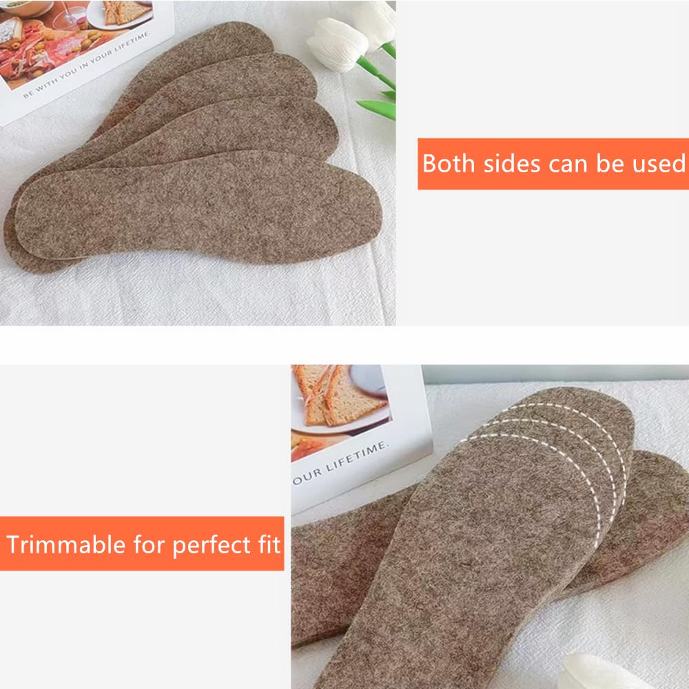 CJMILADO insoles fit men 9 and women 10 for versatile use.
