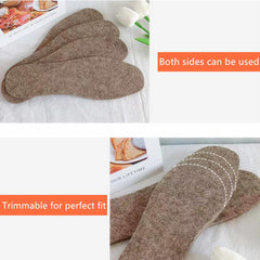 CJMILADO insoles fit men 9 and women 10 for versatile use.