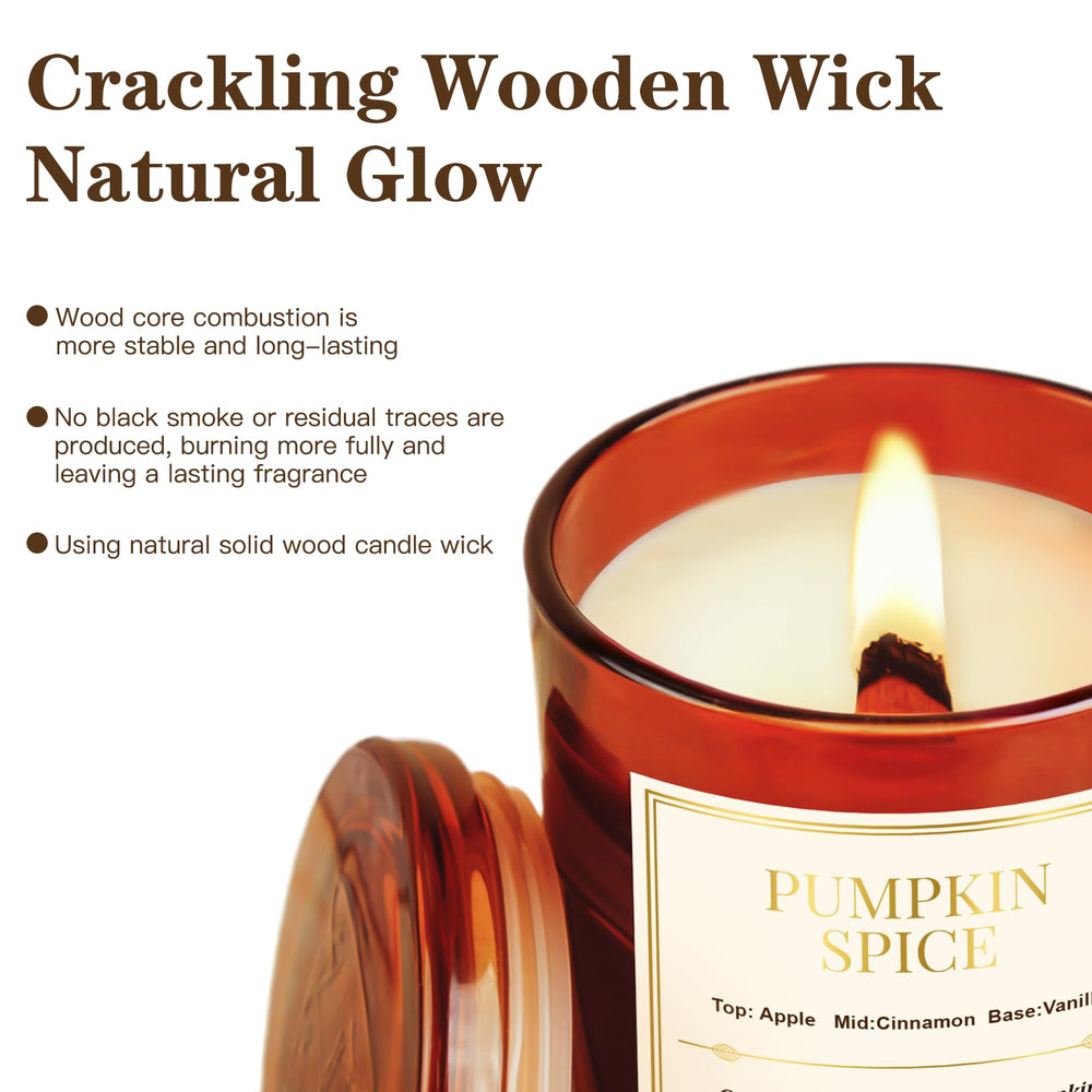 CJVIUS elegant glass jar candle enhances gifting and home decor.