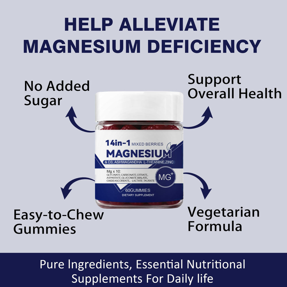 CKPCKP Calmansa Magnesium gummies ingredients panel showing D3 and zinc