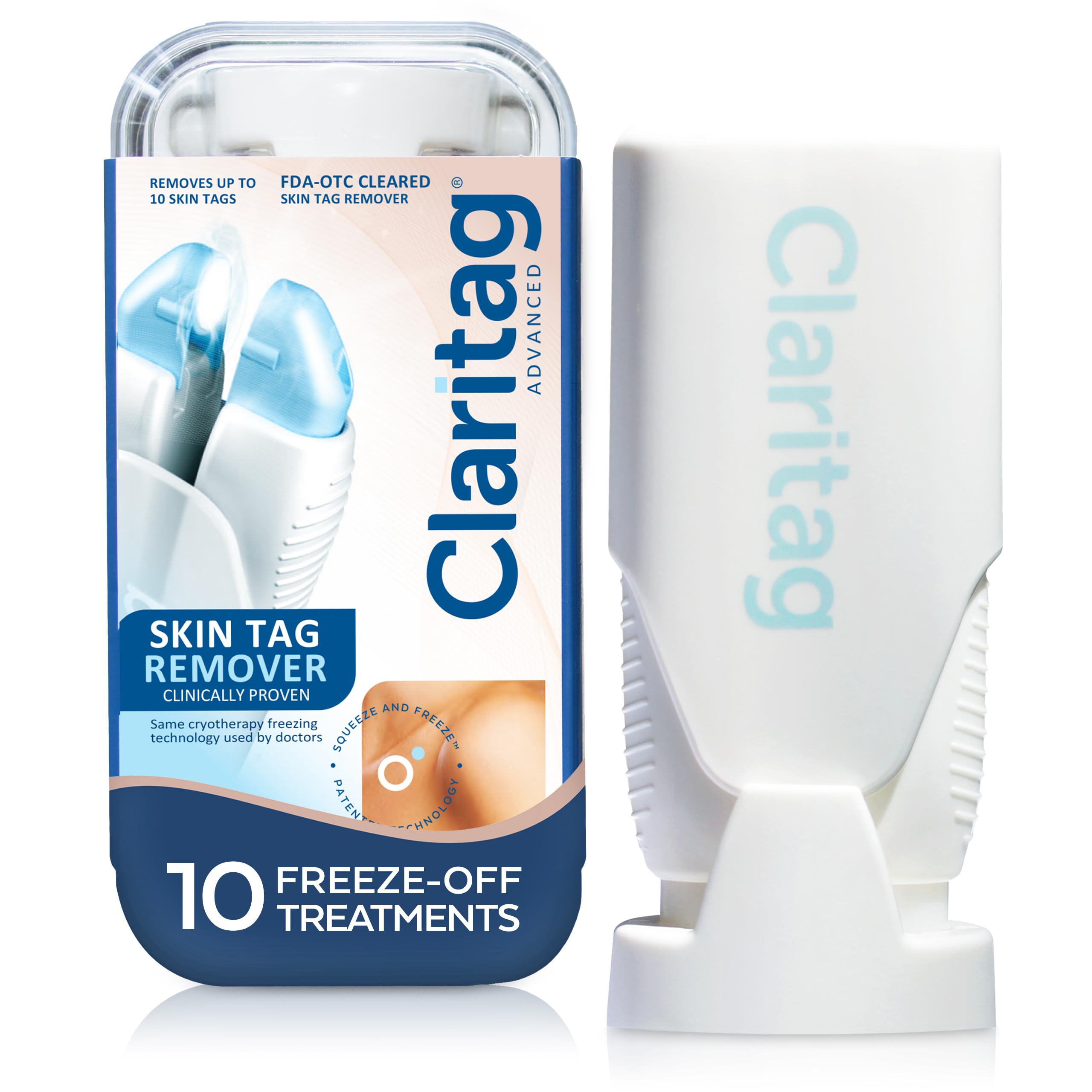 Claritag Advanced Skin Tag Remover front view for easy home use