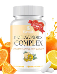 Clarusph Citrus Bioflavonoids bottle with capsules for antioxidant support