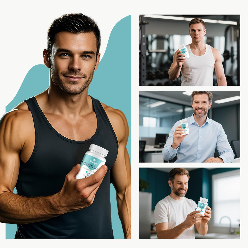 Clarusph active-male-lifestyle visual suggests energy-forward supplementation for workouts.