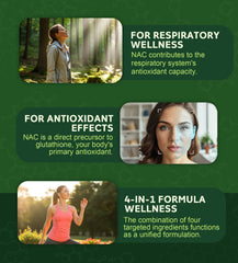 Clarusph NAC supplement label close-up emphasizing ingredients and quality for daily antioxidant routines.