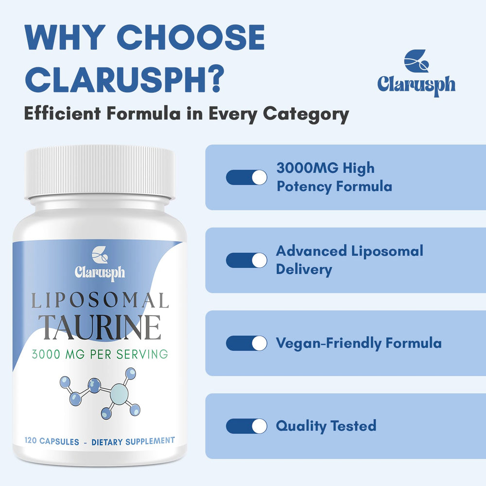 Clarusph Taurine daily-use scene with person prepping capsules for workout.