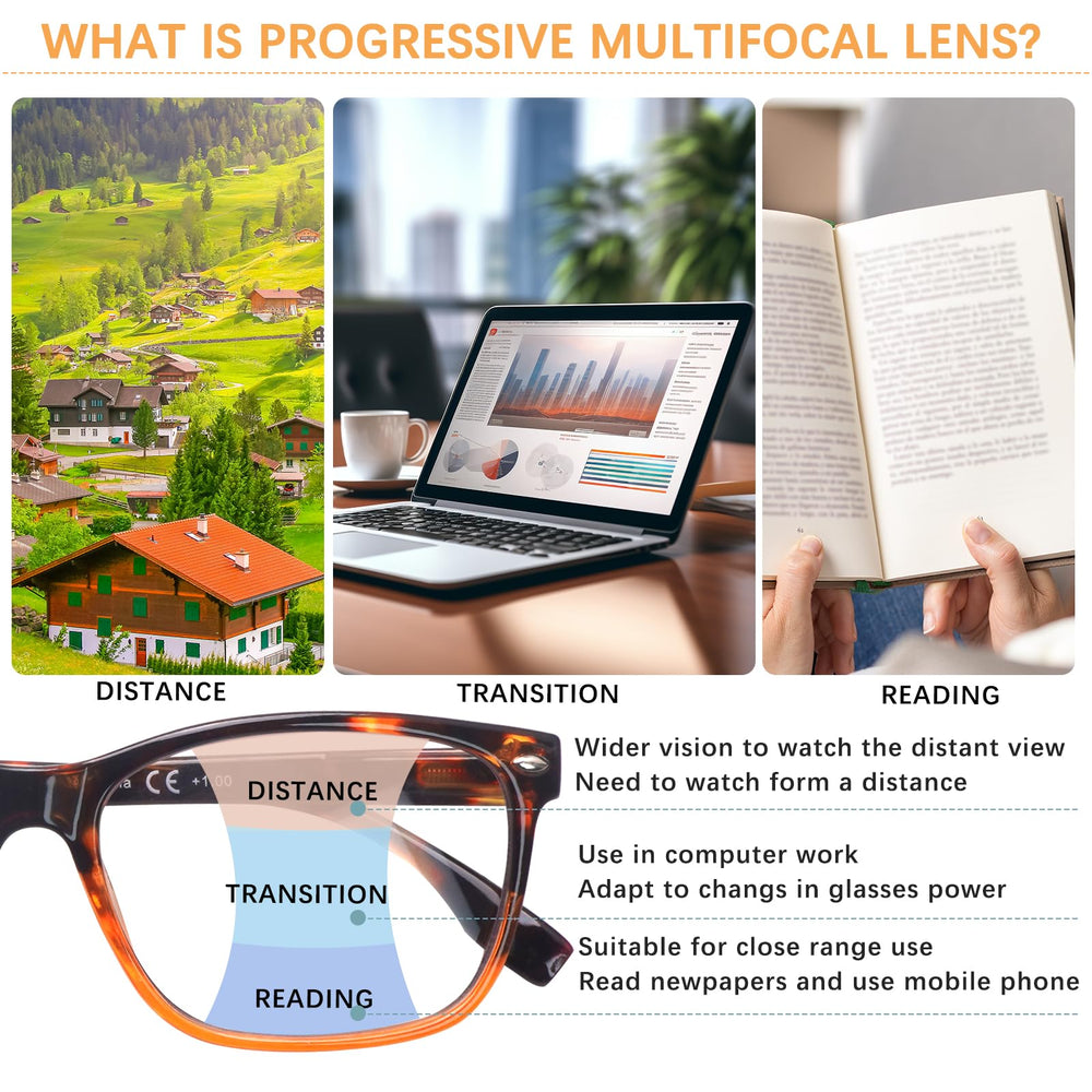 CLASAGA blue-light blocking reading glasses for women, suitable for device use.