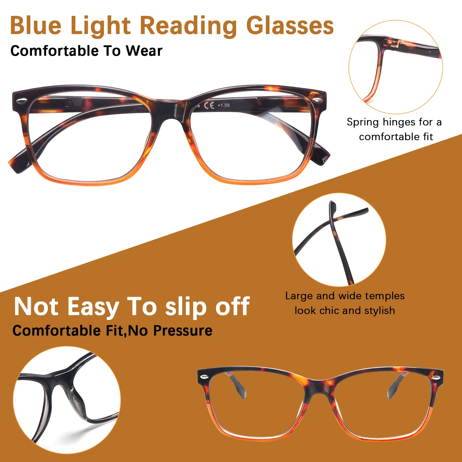 CLASAGA stylish women’s reading glasses with modern frame for work and leisure.