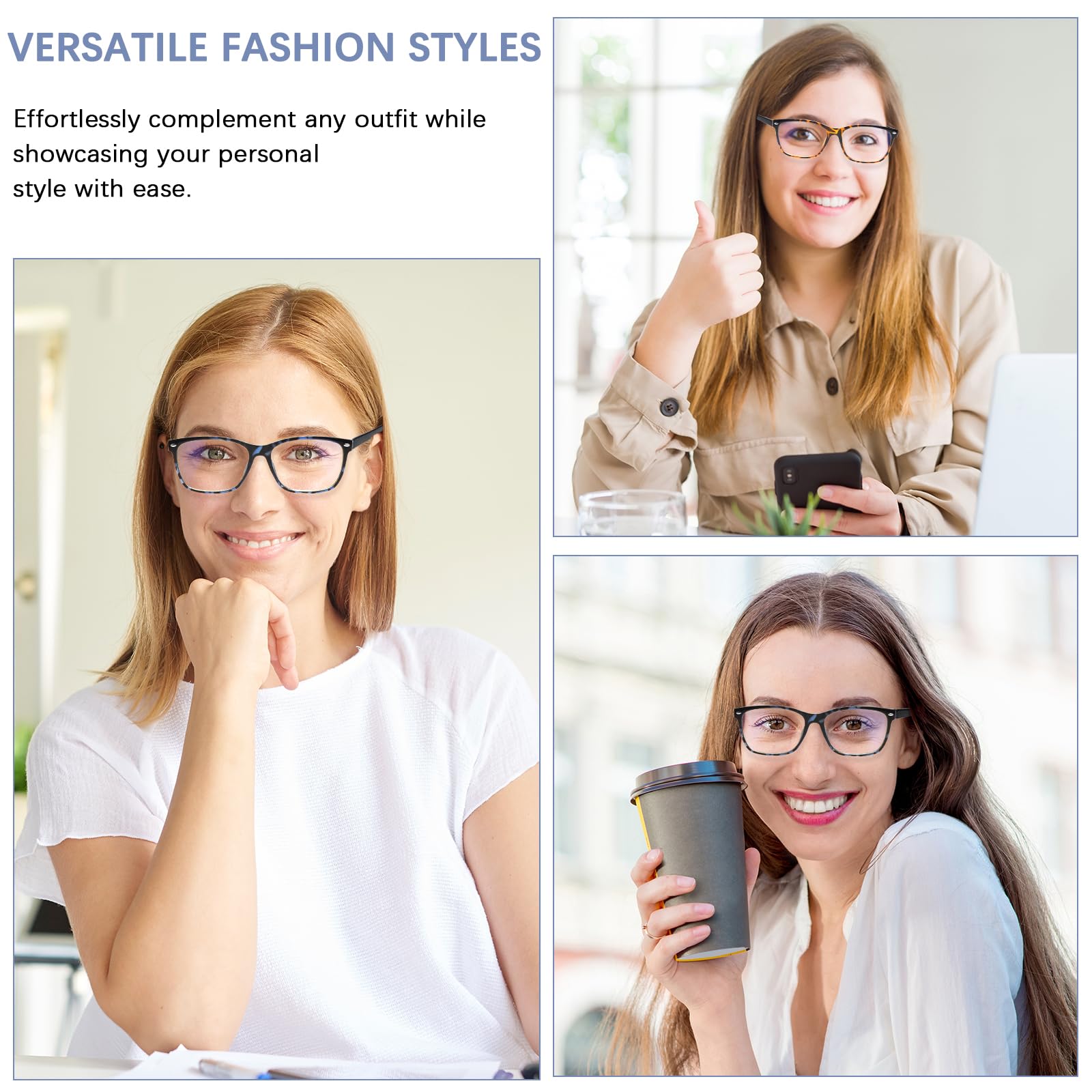 Clasaga pattern print reading glasses side view, lightweight comfort for all-day wear.