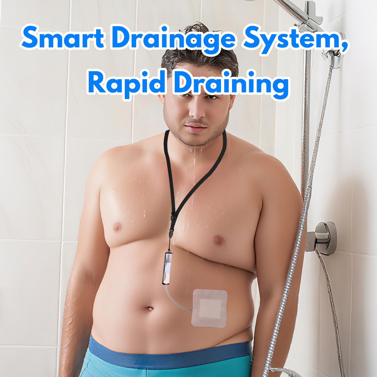 ClaspVital PD catheter holder adjustable buckle for a comfortable fit.