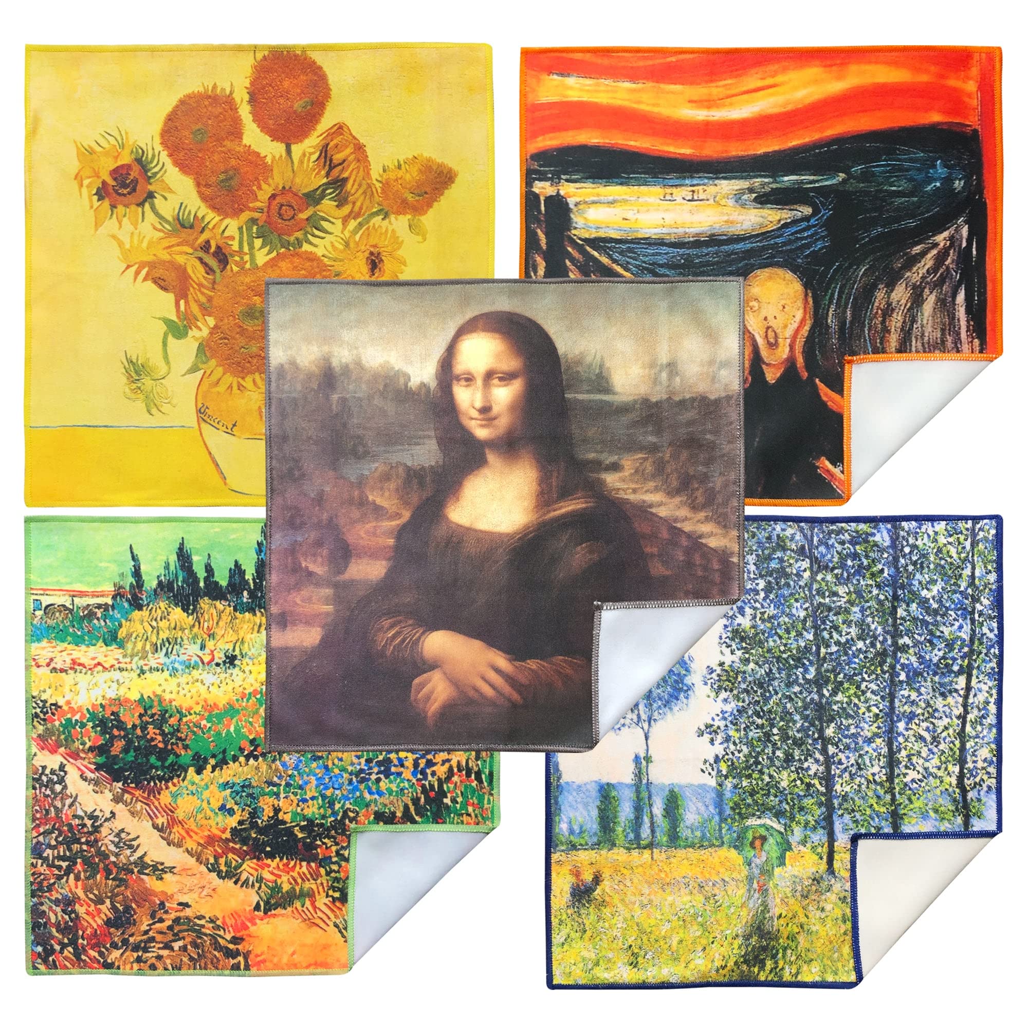 Clean & Clear Microfiber arte original clásico, paño 8x8 para limpieza delicada.