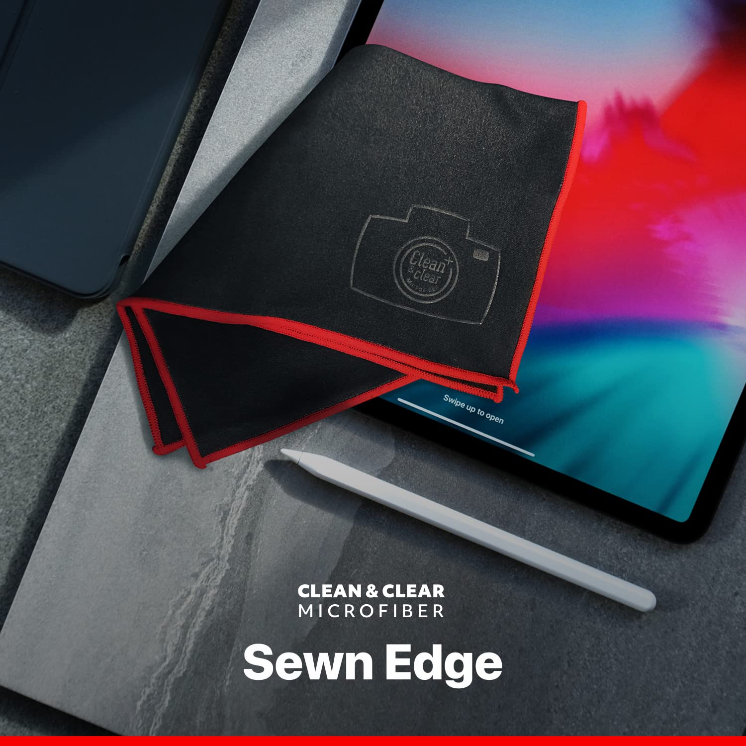 Clean & Clear Microfiber paño anteojos, limpieza delicada sin manchas