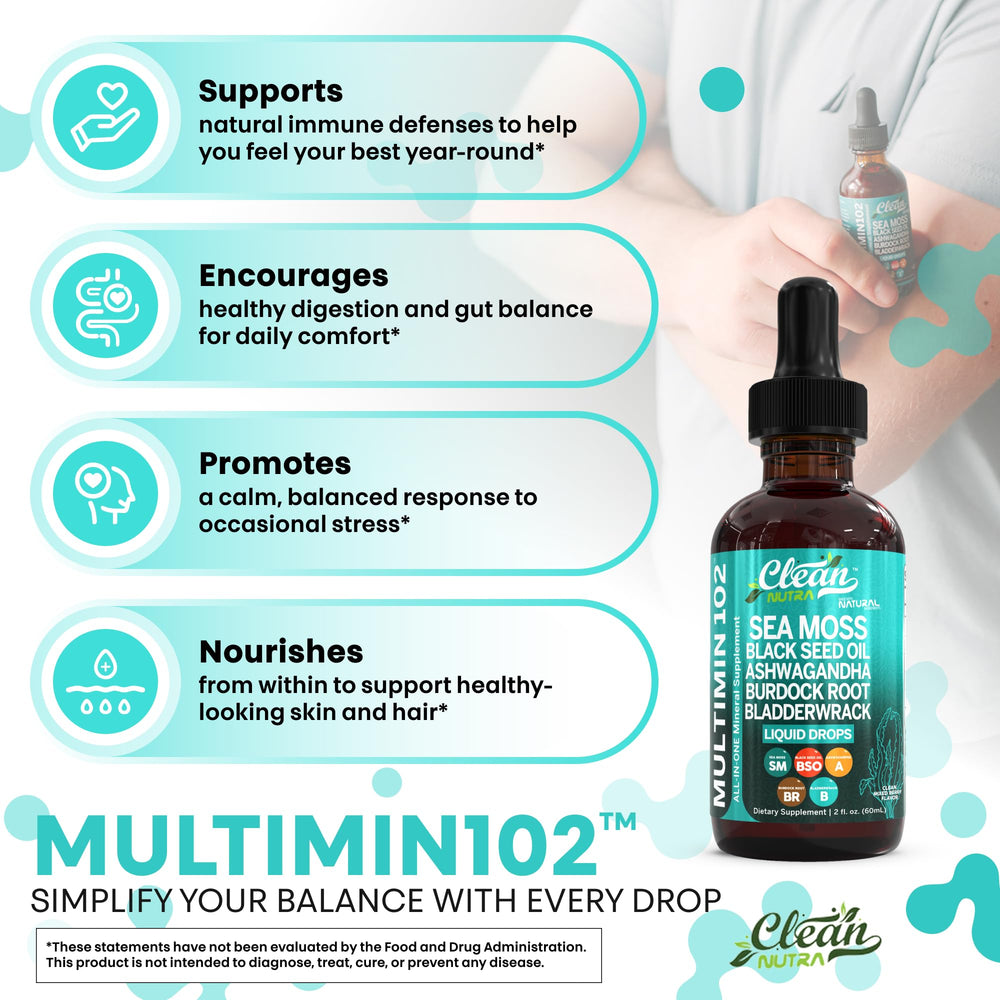 Clean Nutraceuticals Bladderwrack herbal blend highlights mineral‑rich botanical mix.