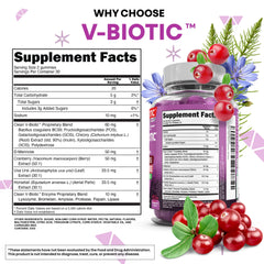 Clean Nutra D-Mannose blend gummies, promotes bladder health and digestion
