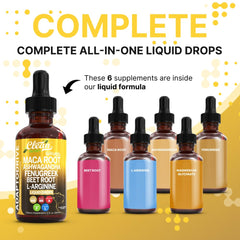 Clean Nutra Maca Root Drops pour shows convenient daily dosing with a dropper.