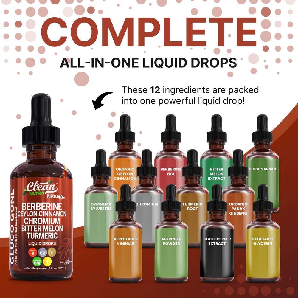 Clean Nutra Moringa Oil Berberine blend bottle: supports digestion and vitality