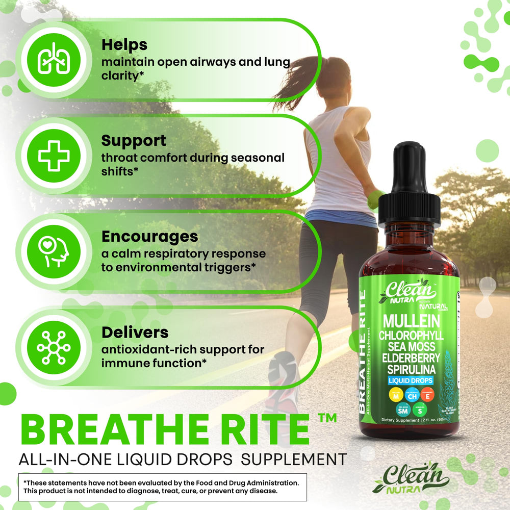 Clean Nutra Mullein Drops elderberry liquid suggests seasonal immune wellness.