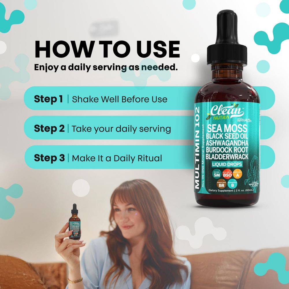 Clean Nutraceuticals Multimin102 drops mixed in water for easy daily use.