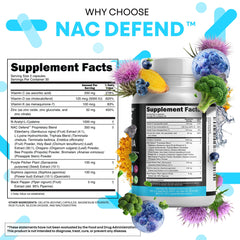 Clean Nutra NAC Defend bottle pour demonstrates easy daily intake